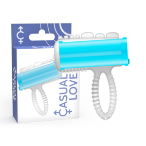 Anillo Vibrador Lingual Azul "Blue Bliss