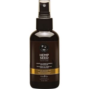Acondicionador sin aclarado - Earthly Body - Hemp Seed Oil - 4oz / 118 ml