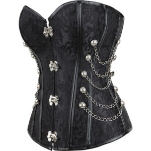 Corset Noir PVC - Talla S