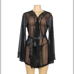 Picardías Malla Negra XL-XXL - Sensualidad XL
