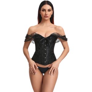 Corset Venus Negro 6XL - Seducción Extrema