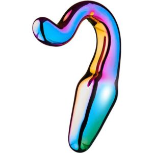 Tapón Anal Cola de Vidrio Brillante 10,5 cm