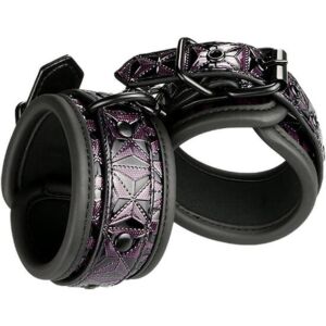 Blaze Purple Leather Cuffs