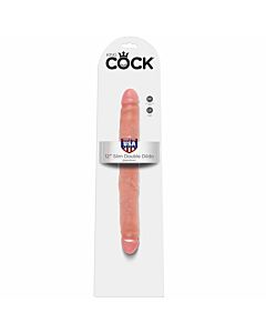 King cock dildo doble natural 30 cm