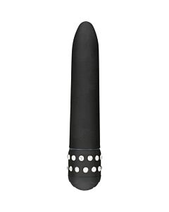 Superbe vibrador negro con diamantes
