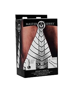 Heavy hitch ball stretcher hook with weights