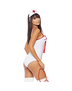 In perfect health disfraz de enfermera sexy - blanco