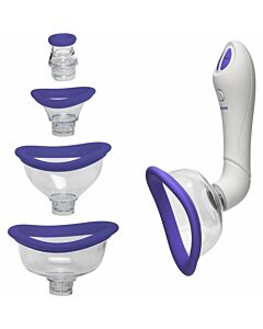Bloom -ventosa de clitoris y pezones / morado, blanco