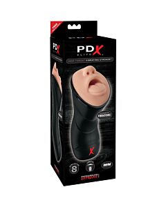 Pdx elite deep masturbador con vibración boca