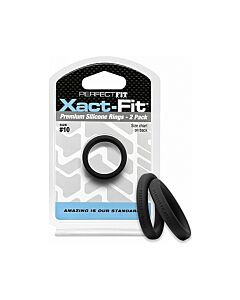 Pack Xact-fit: Anillos Silicona Negra