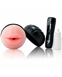 Boca masturbador con vibrador 7 ritmos