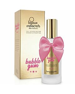 Gel Íntimo Bubble Gum Fresa 2 en 1 - 100 ml