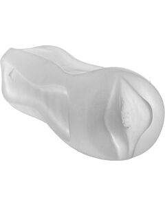 Balls deep masturbador vagina 23 cm transparente