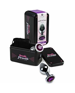 Mini Morado: Plug Anal de Metal