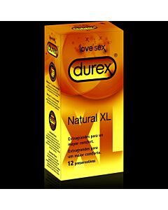 Preservativos Naturales XL Durex 12 uds.