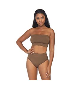 Conjunto opaco microfibra - caramelo