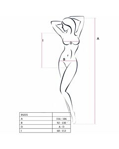 Bodystocking Nieve de Pasión