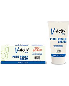 Hot v-activ hombre crema potenciadora de la erecci