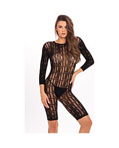 Exotic geometry body de malla - negro
