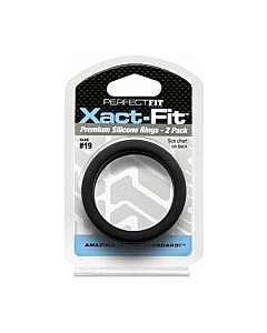 Anillos Xact-Fit - Pack Doble - Negro