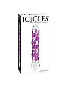 Consolador de vidrio número 7 Icicles