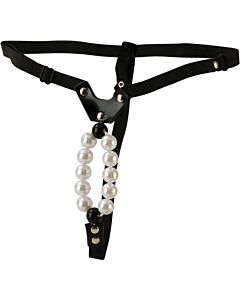 Lovers tanga con perlas de placer