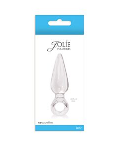 Jolie pleasures dildo mini transparente