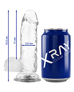 Dildo Cristalino Transparente Crystal Clear
