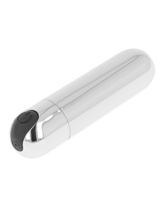 Bala Vibradora Silver Placer Plateado
