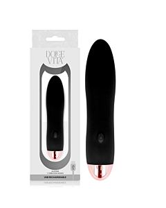 Vibrador Recargable Eclipse - Negro 7 Velocidades