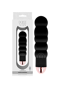 Vibrador Six Black: Placer Recargable
