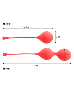 Bolas Kegel Intense Rojas