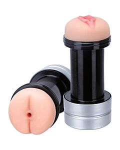 Dúo Placer Real - Masturbador 2 en 1