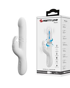 Vibrador Plateado Rotativo PrettyLove Reese