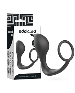 Anillo Plug Obsidiana