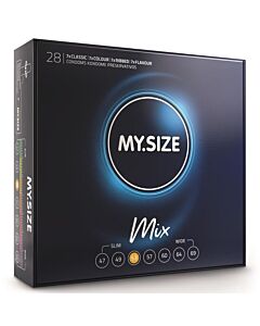 Pack Mix Preservativos MySize 53mm - 28ud