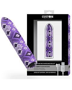 Snake Bullet Lila - Intensidades Recargables