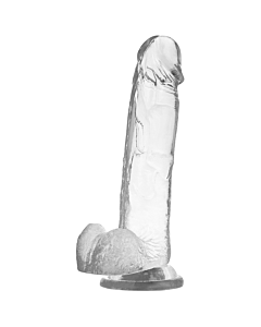 Dildo Crystal Clear 22 cm - Realismo Transparente
