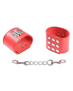 Red Snap Cuffs
