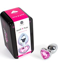 Plug Fucsia Corazón: Seducción en Metal