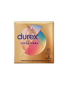 Piel Real - Pack 3 Preservativos