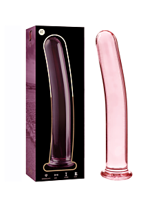 Dildo Cristal Rosa Nebula 18.5x3 cm
