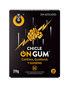 Chicle Energético Café Ginseng Guarana