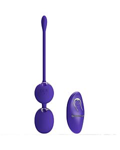 Bolas Vibrantes Control Remoto Violeta Love