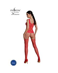Bodystocking Eco Passion Rojo