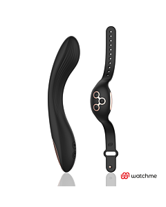 Control Curvas - Vibrador Remoto WatchMe Negra/Oro
