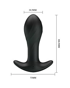 Vibrador Anal Black Velvet
