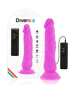 FlexiVibe - Dildo Vibrante Flexible 21cm - Lila