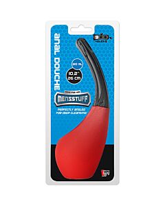 Ducha Anal Menzstuff 9 Agujeros Rojo/Negro