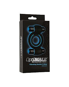 Optimale anillo doble para el pene negro